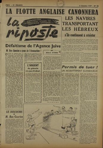 La Riposte N°28 (08 oct. 1947)